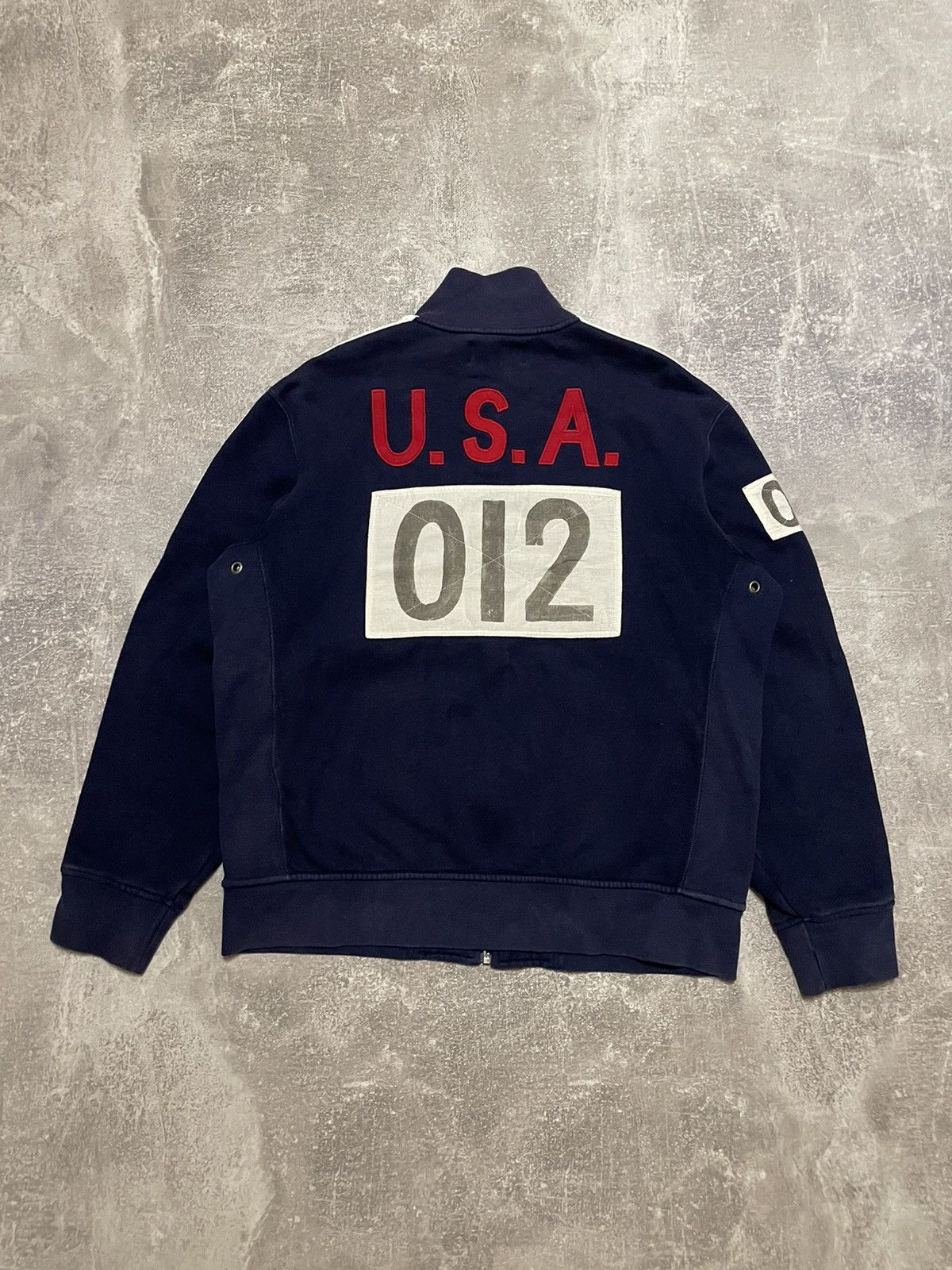 Polo Ralph Lauren Vintage Polo Ralph Lauren United States Track Jacket USA Size US L / EU 52-54 / 3 - 2 Thumbnail