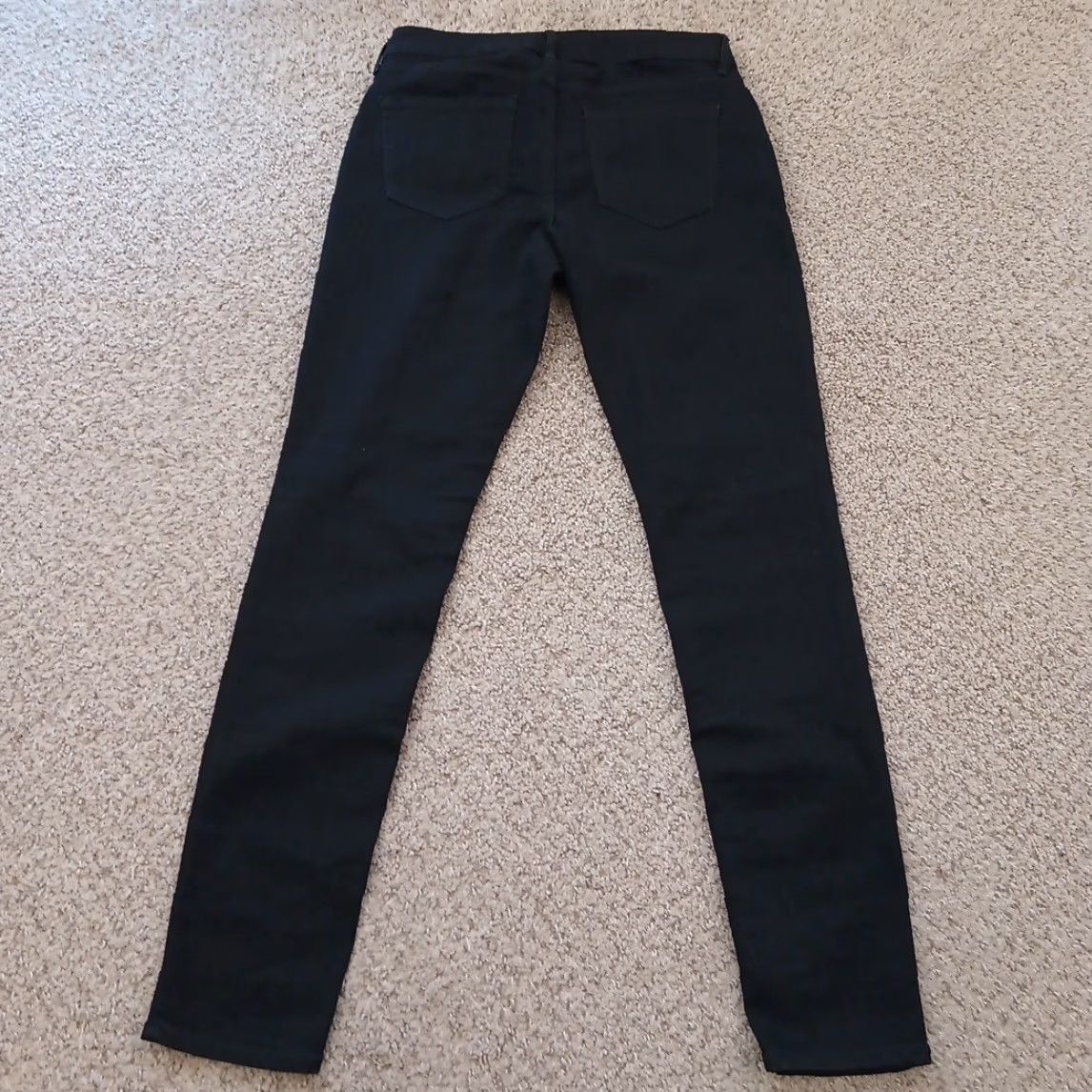 Old Navy Old Navy Jegging Pants Womens Size 6 Black 28x29 Mid Rise Skinny Jeans Regular Denim Cotton Blend 29 In Inseam Mens? Size 28" / US 6 / IT 42 - 7 Thumbnail