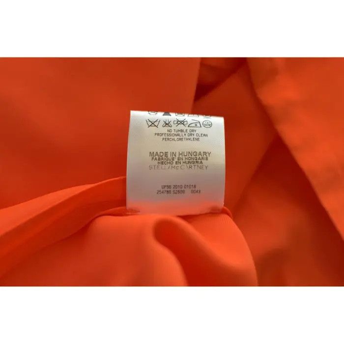 Designer Stella McCartney Orange mini dress Size M / US 6-8 / IT 42-44 - 5 Thumbnail