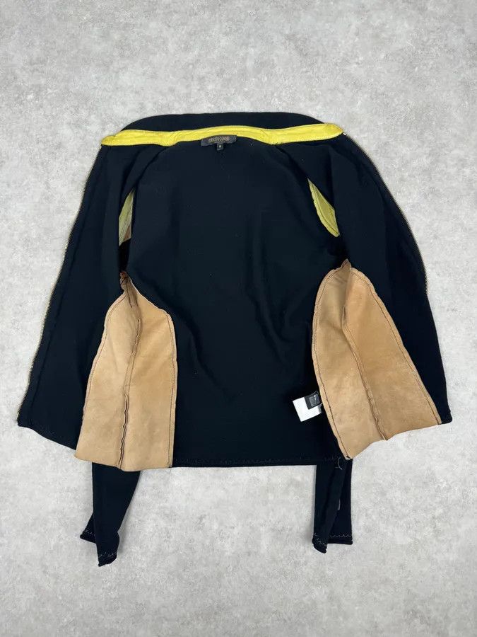 Roberto Cavalli SS2003 Roberto Cavalli Beige & Black Zip-up Jacket Size XS / US 0-2 / IT 36-38 - 8 Thumbnail
