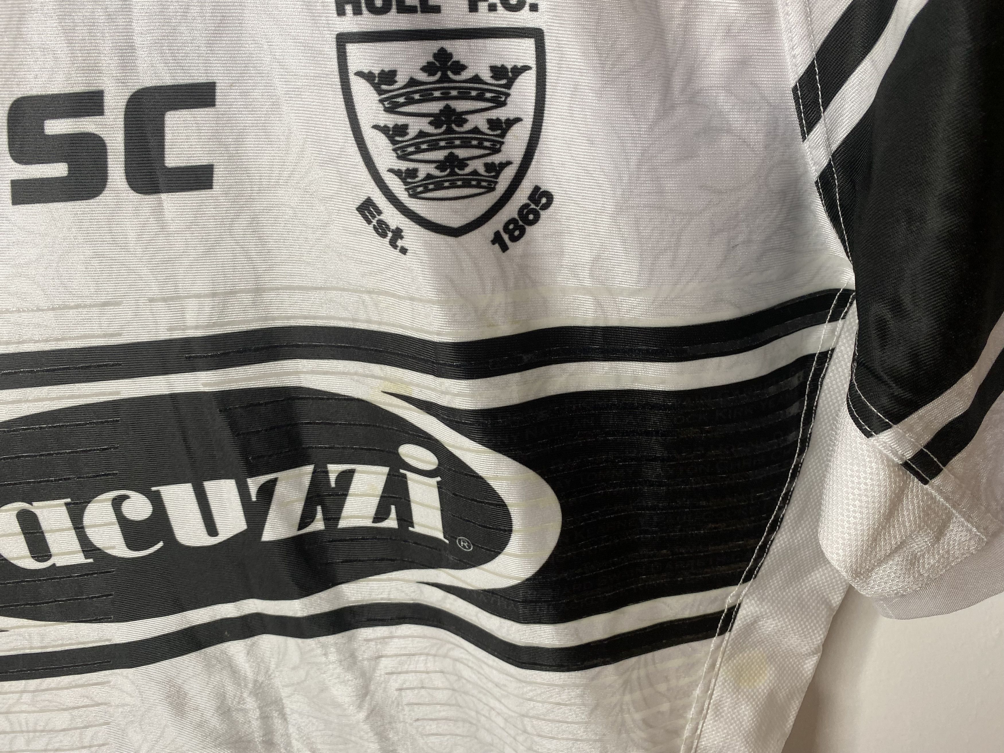 Nike SAO #13 HULL FC 2020 HOME RUGBY MATCH ISSUE SHIRT JERSEY Size US L / EU 52-54 / 3 - 6 Thumbnail
