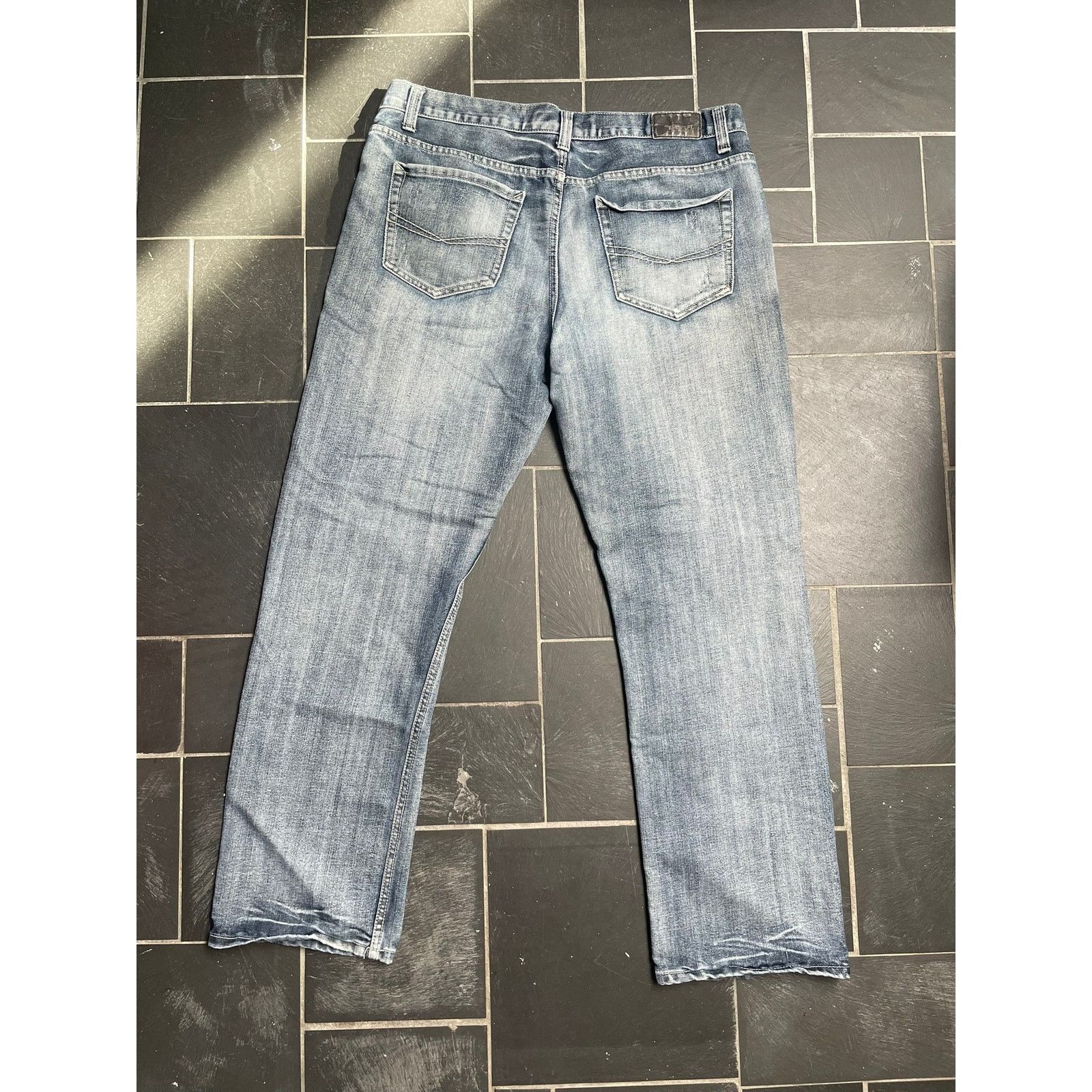 Other Baggy Ice Denim Jeans Washed Grunge Distressed Size 38 x 32 Size US 38 / EU 54 - 4 Thumbnail