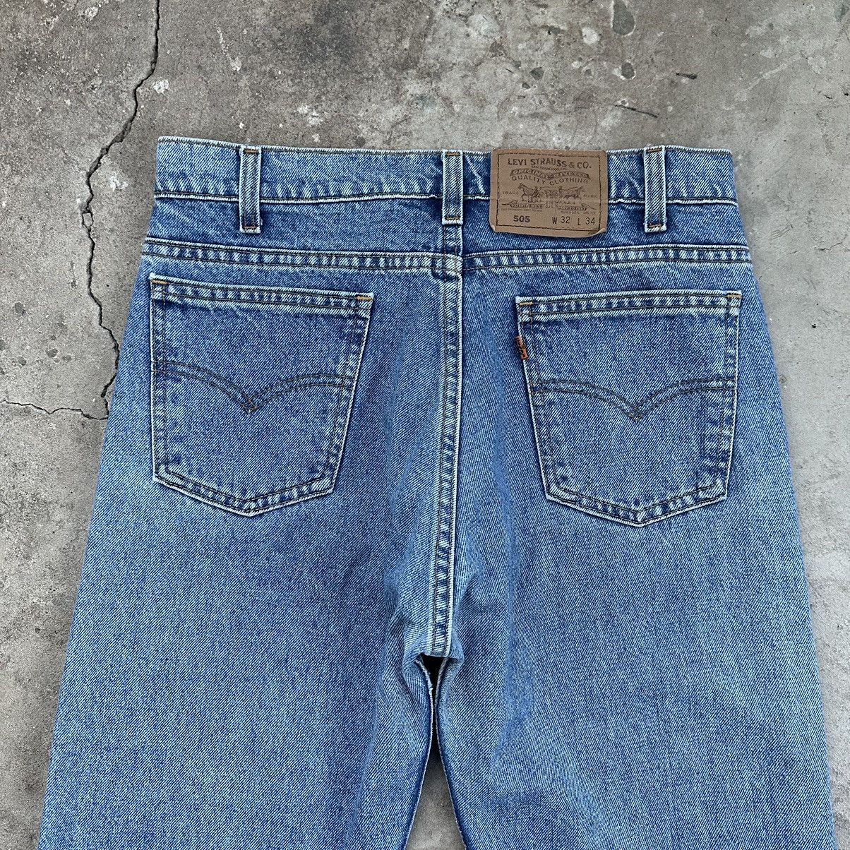 Levi's × Vintage Vintage Levi's 505 Made in USA 32x34 Size US 32 / EU 48 - 4 Thumbnail