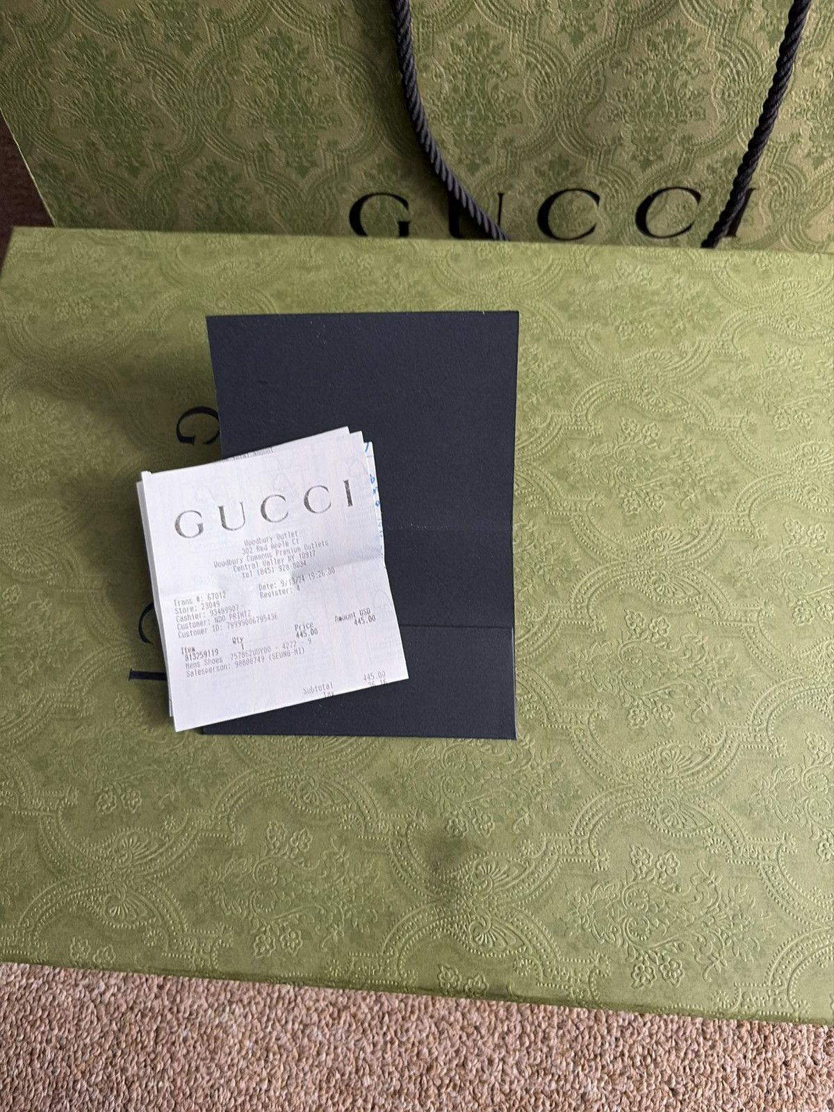 Gucci Gucci Monogram Low-Top Sneakers Size US 9 / EU 42 - 2 Thumbnail
