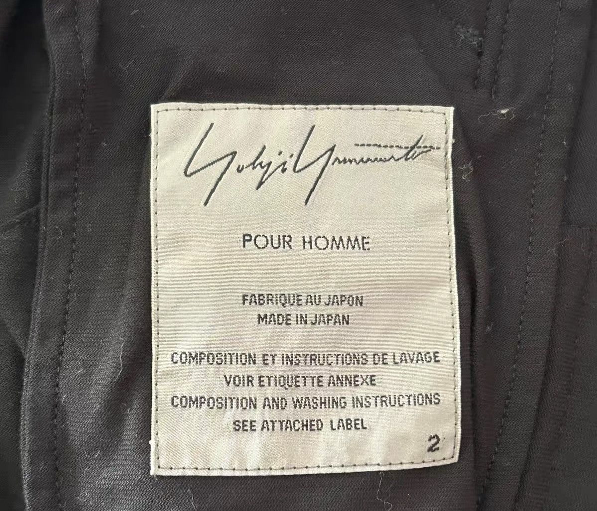 Yohji Yamamoto Yohji Yamamoto 14SS Rain Ripple Asymmetrical Back-Zip Blazer Size 40R - 5 Thumbnail