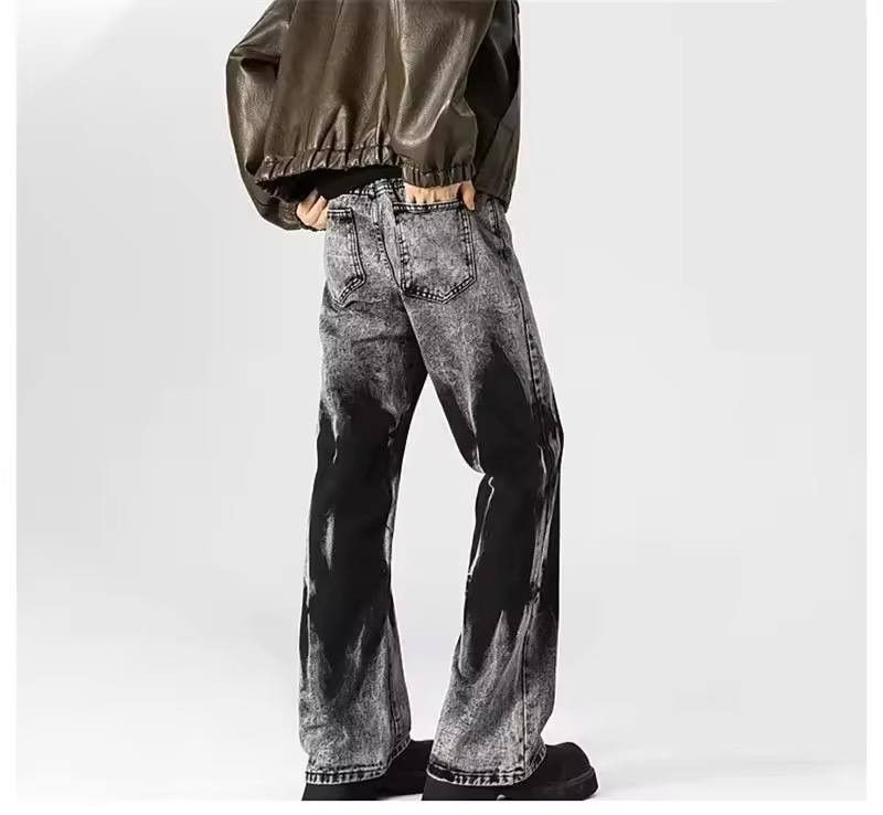 Japanese Brand × Vintage black print jeans Size US 36 / EU 52 - 4 Thumbnail
