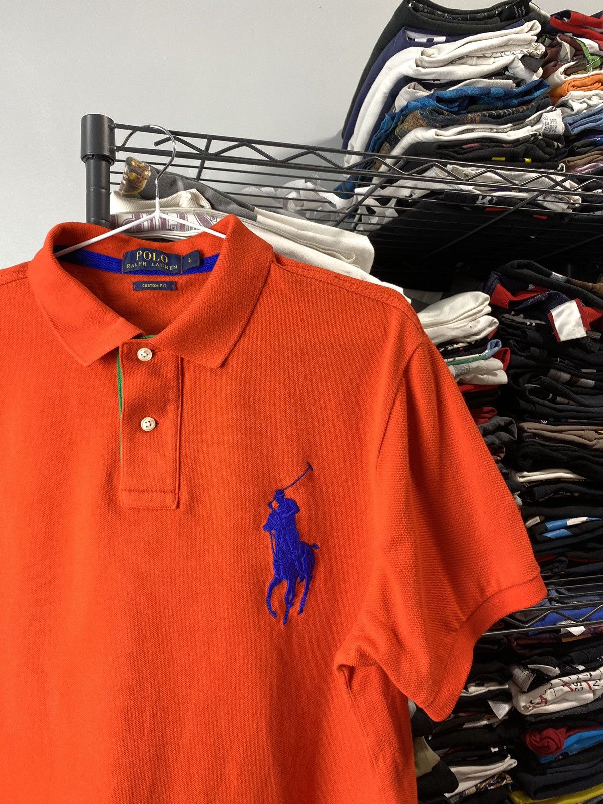 Polo Ralph Lauren Vintage Polo Ralph Lauren Polo Shirt Tee Size US L / EU 52-54 / 3 - 2 Thumbnail