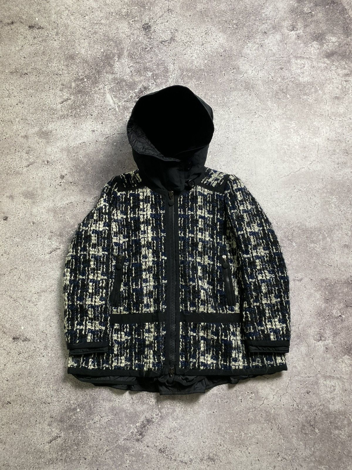 Moncler Moncler Tweed Jacket Size 1 Size S / US 4 / IT 40 - 1 Thumbnail
