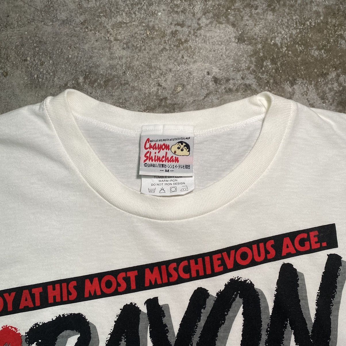 VINTAGE 90’s CRAYON SHIN CHAN NOHARA SHINNOSUKE T SHIRT