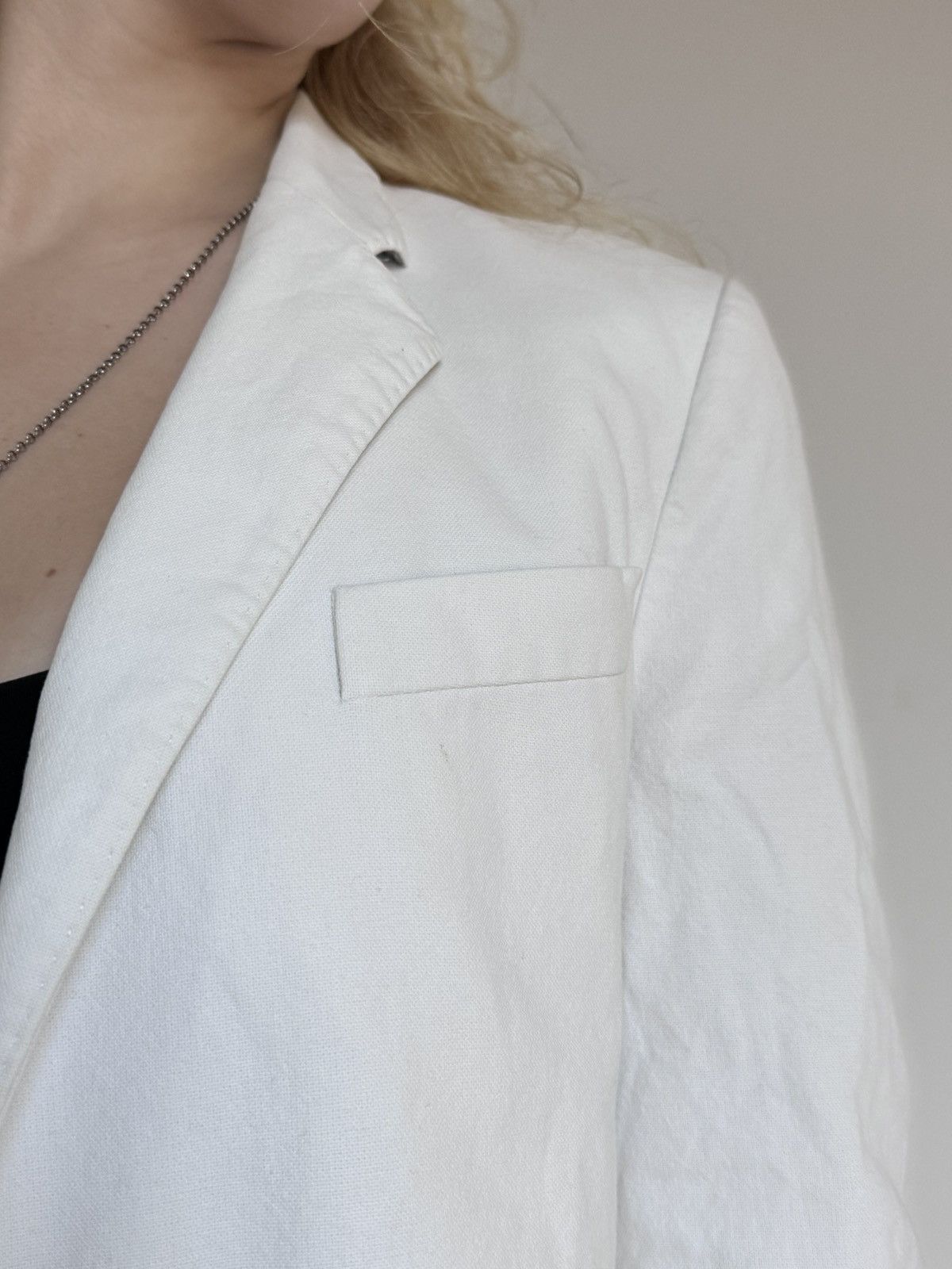 Helmut Lang Vintage 90s Helmut Lang Extended Blazer Trench Jacket Size M / US 6-8 / IT 42-44 - 4 Thumbnail