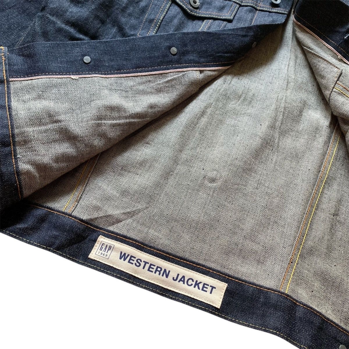 Gap Gap Fall 19 Raw Indigo Selvedge Denim Jacket Size US XL / EU 56 / 4 - 6 Thumbnail