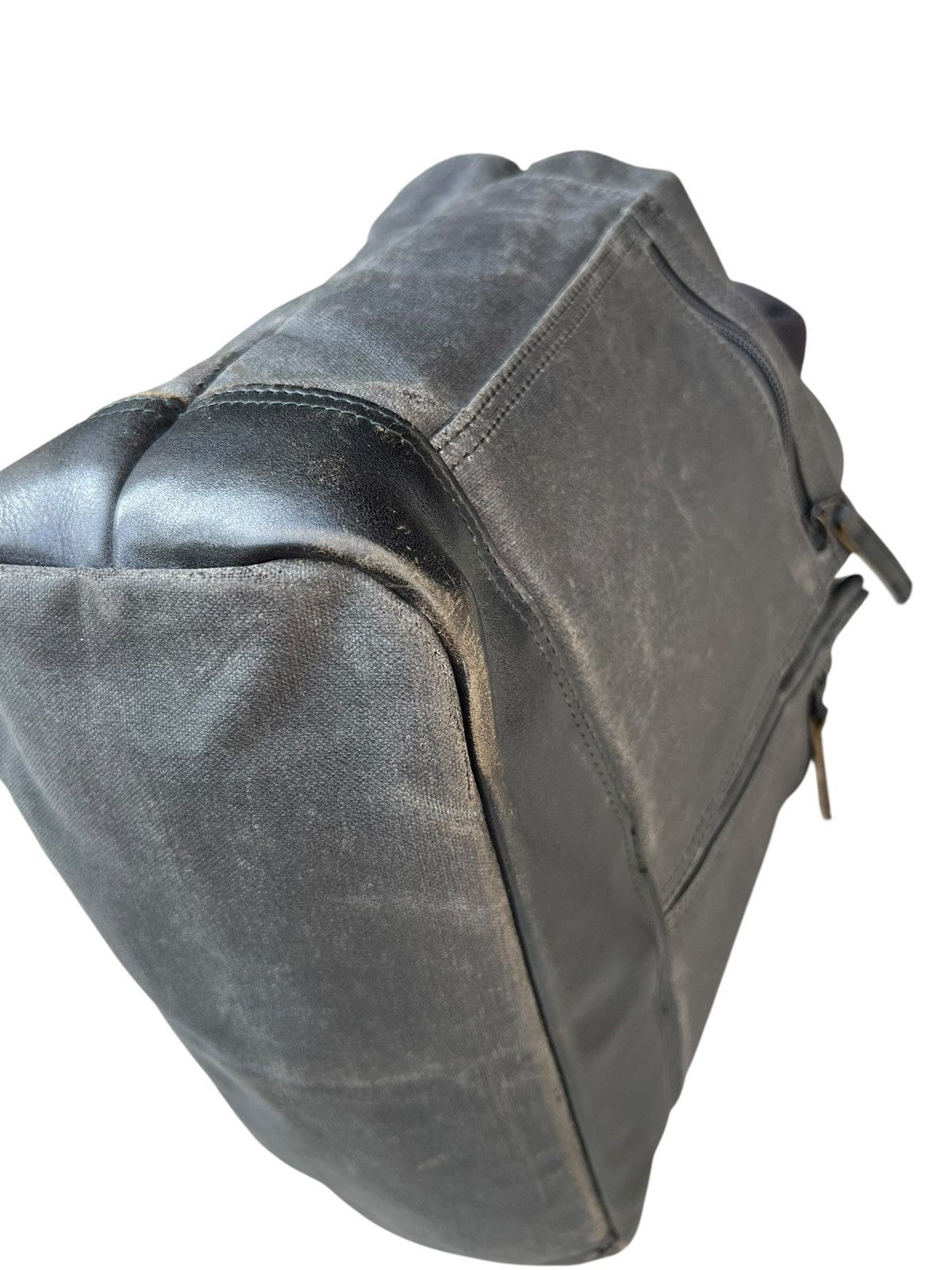 Porter Porter Yoshida Distress Faded Waxed Canvas Leather Tote Bag Size ONE SIZE - 19 Thumbnail