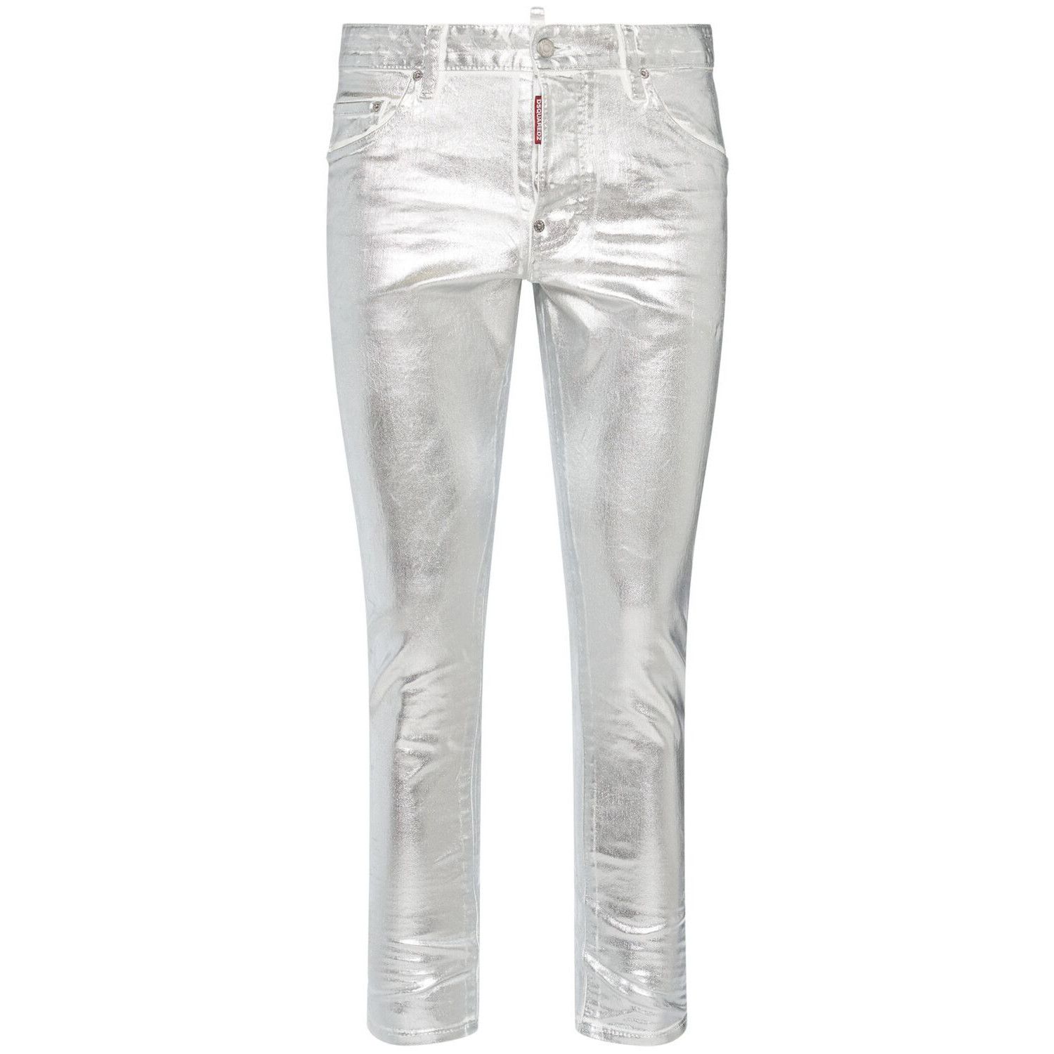 Dsquared2 DSQUARED2 Skater Silver Jeans New & Authentic (Men's size:US Size US 30 / EU 46 - 1 Thumbnail