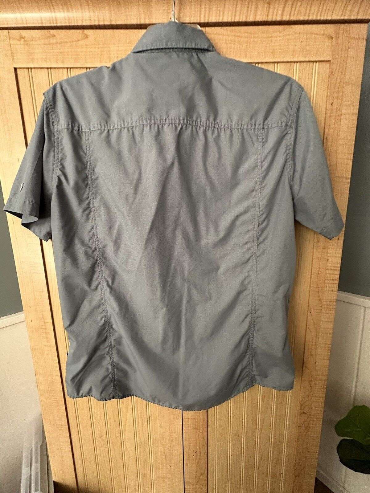 Kuhl Kuhl Stealth Blue Short Sleeve Snap Button Up Pocket Shirt Size US L / EU 52-54 / 3 - 3 Thumbnail