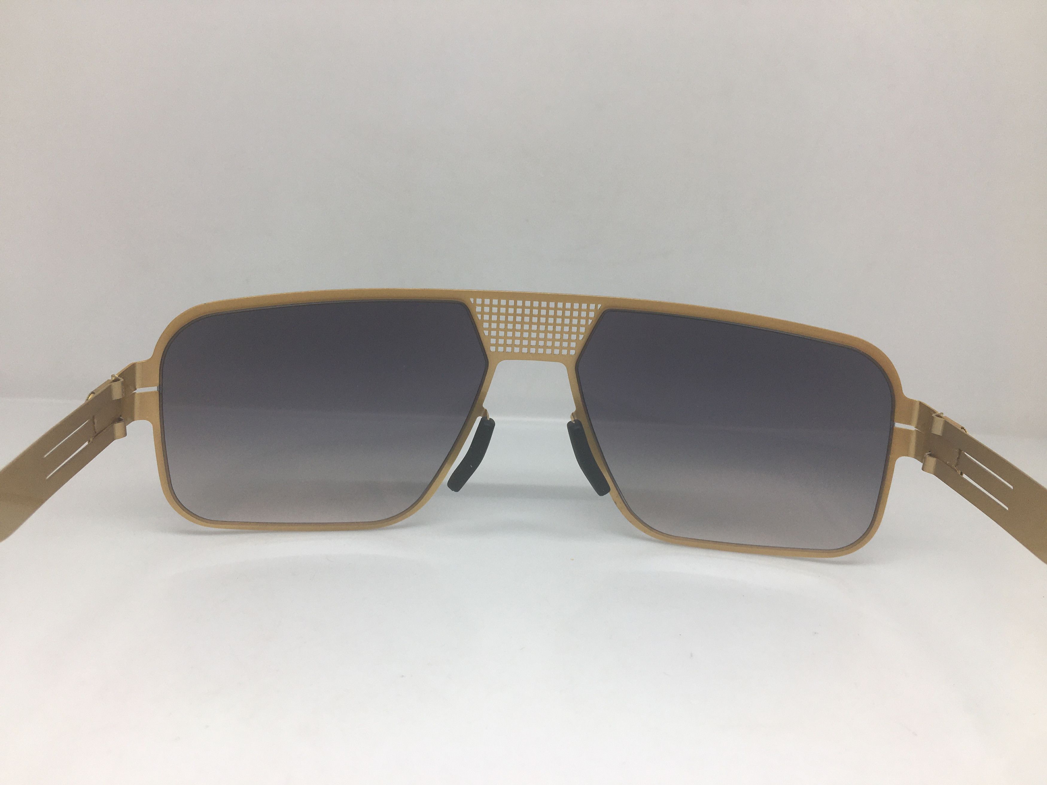 Other Gold Alloy Aviator Sunglasses Frame Pilot Size ONE SIZE - 4 Thumbnail