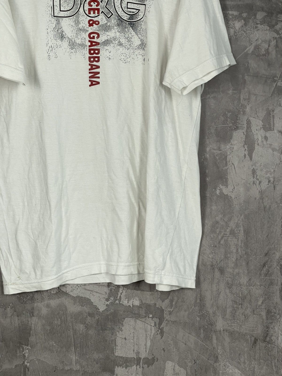 Dolce & Gabbana × Vintage DOLCE AND GABBANA Y2K FADE 3D Retro T SHIRT Size US L / EU 52-54 / 3 - 6 Thumbnail