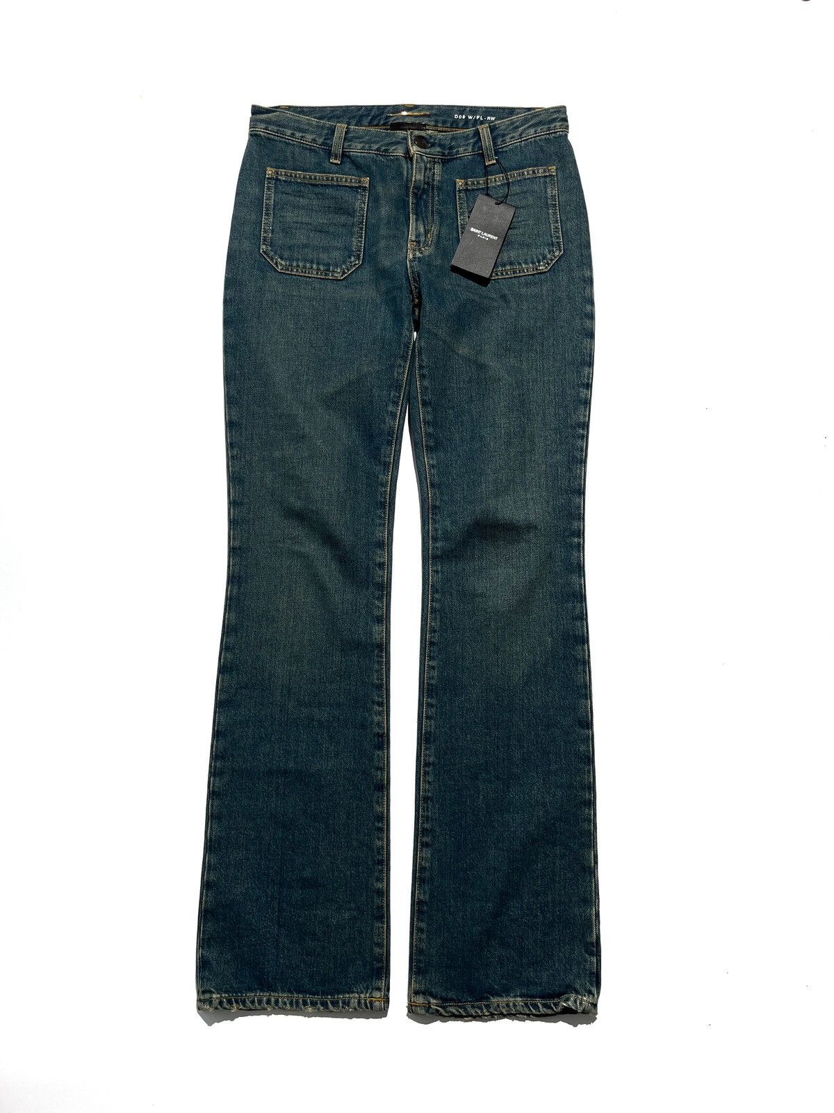 Hedi Slimane × Saint Laurent Paris SS15 Saint Laurent Paris Hedi Slimane D09 Flared Jeans Size 30" / US 8 / IT 44 - 1 Thumbnail
