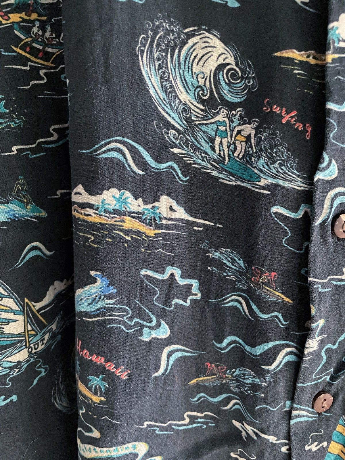Sun Surf OUTSTANDING HAWAIIN SHIRT Size US XL / EU 56 / 4 - 4 Thumbnail
