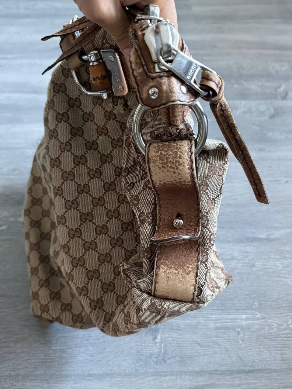 Gucci Gucci monogram canva bag brown Size ONE SIZE - 15 Thumbnail