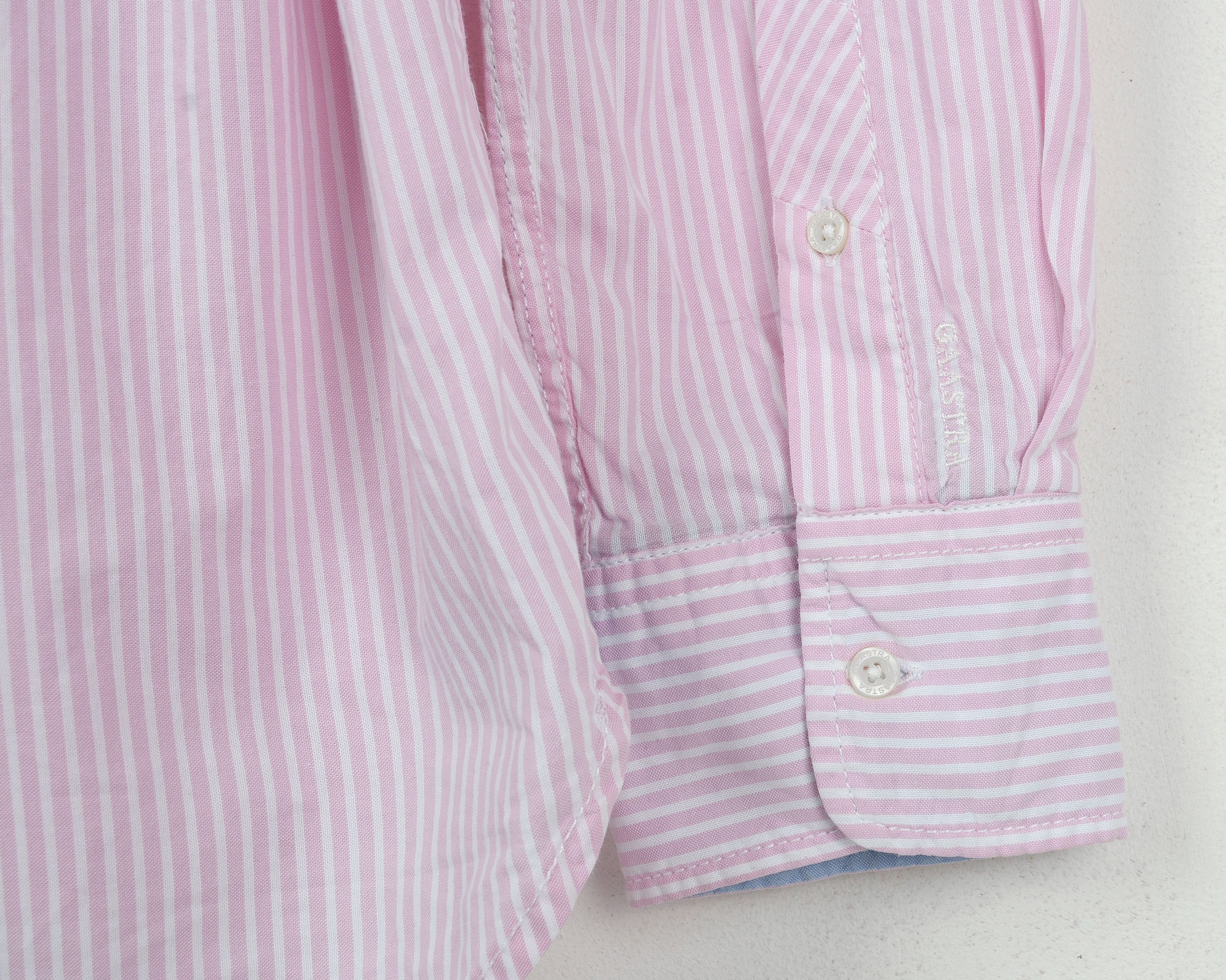 Designer × Other GAASTRA Men XL Shirt Formal Pinstriped Long Sleeve Button Up Size US XL / EU 56 / 4 - 6 Thumbnail