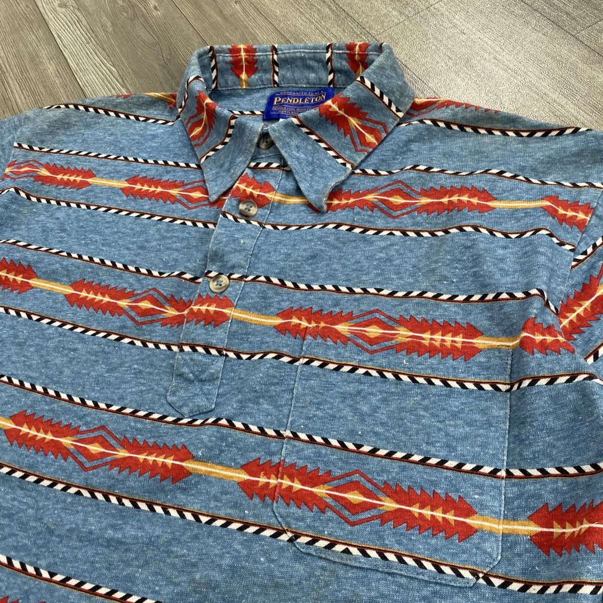Pendleton Vintage Pendleton Native Pocket Navajo Polo Shirt USA Size US M / EU 48-50 / 2 - 3 Thumbnail