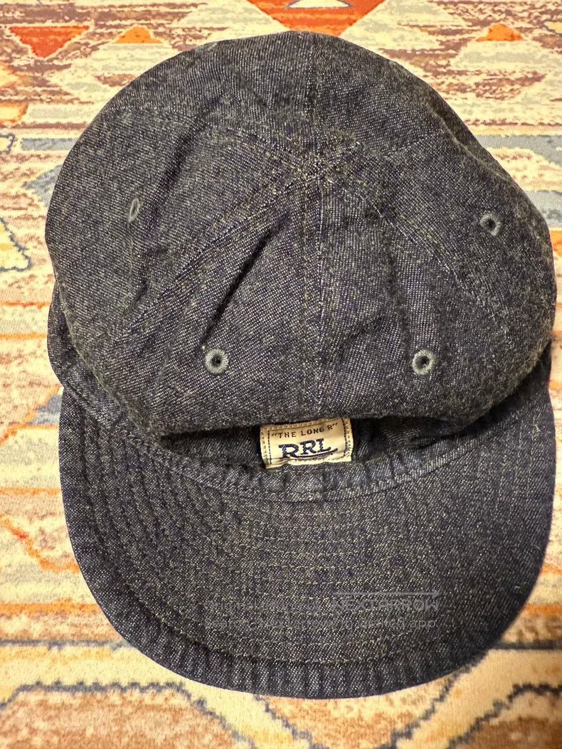 RRL Ralph Lauren RRL Ralph Lauren Classic indigo cotton denim hat RL93749 Size ONE SIZE - 4 Thumbnail