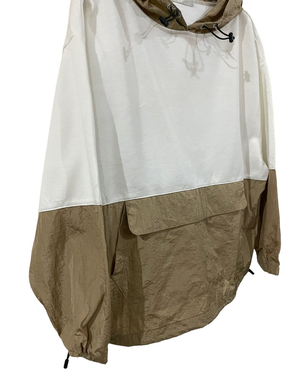 Japanese Brand Galyge Baggy Pull Over Cotton Double Mixed Fabric Jacket Size M / US 6-8 / IT 42-44 - 5 Thumbnail