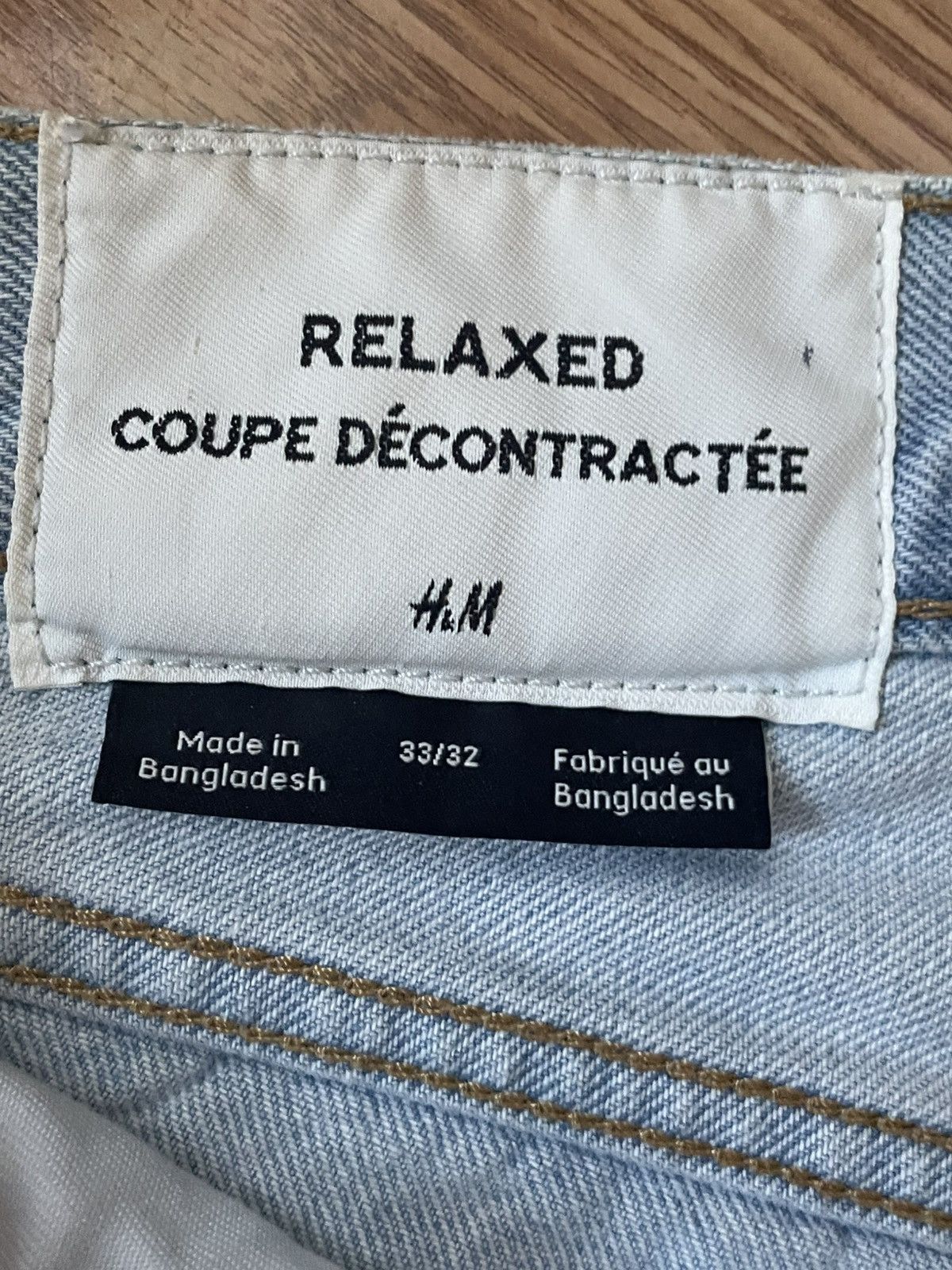 H&M H&M relaxed blue light jeans Size US 33 - 4 Thumbnail