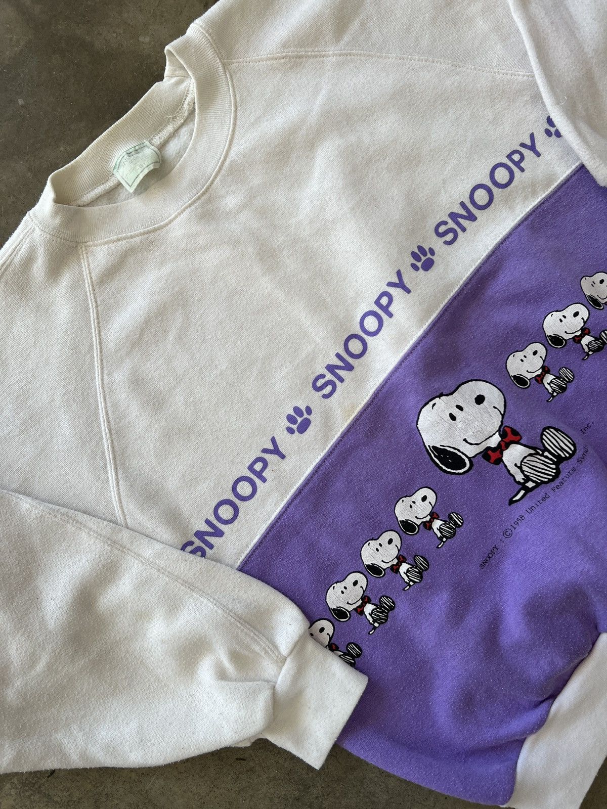 Vintage Vintage Snoopy Graphic Crewneck Sz. Small Size US S / EU 44-46 / 1 - 1 Thumbnail