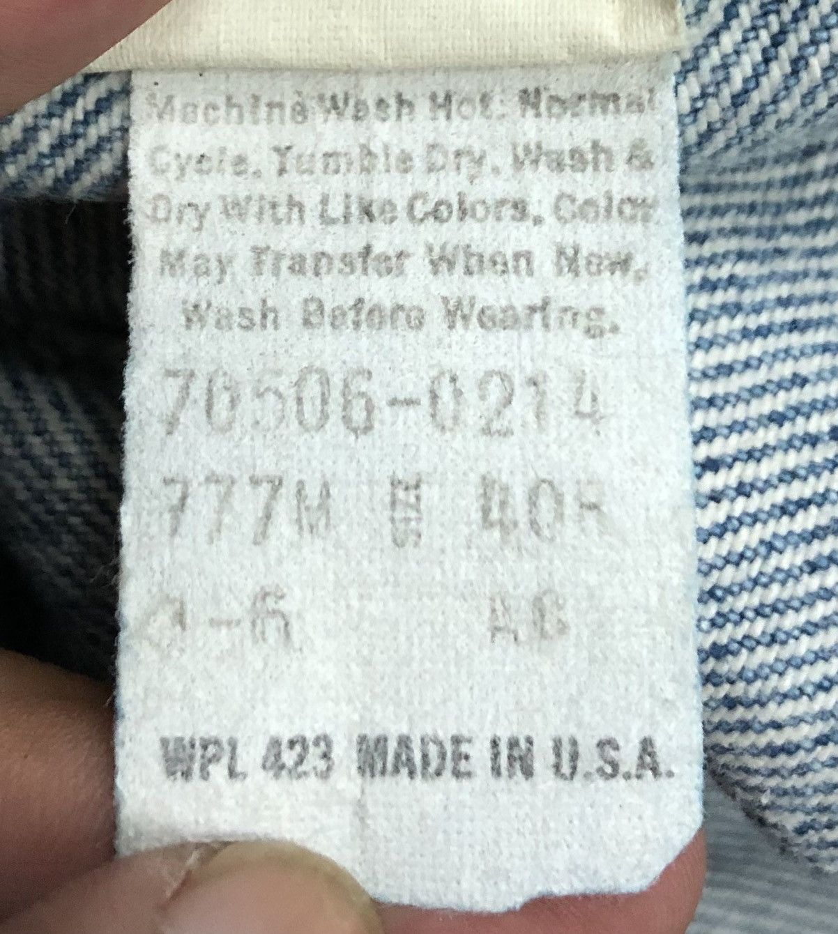 Levi's Vintage Levi Strauss & Co Made In Usa Denim Jacket Size US M / EU 48-50 / 2 - 16 Thumbnail