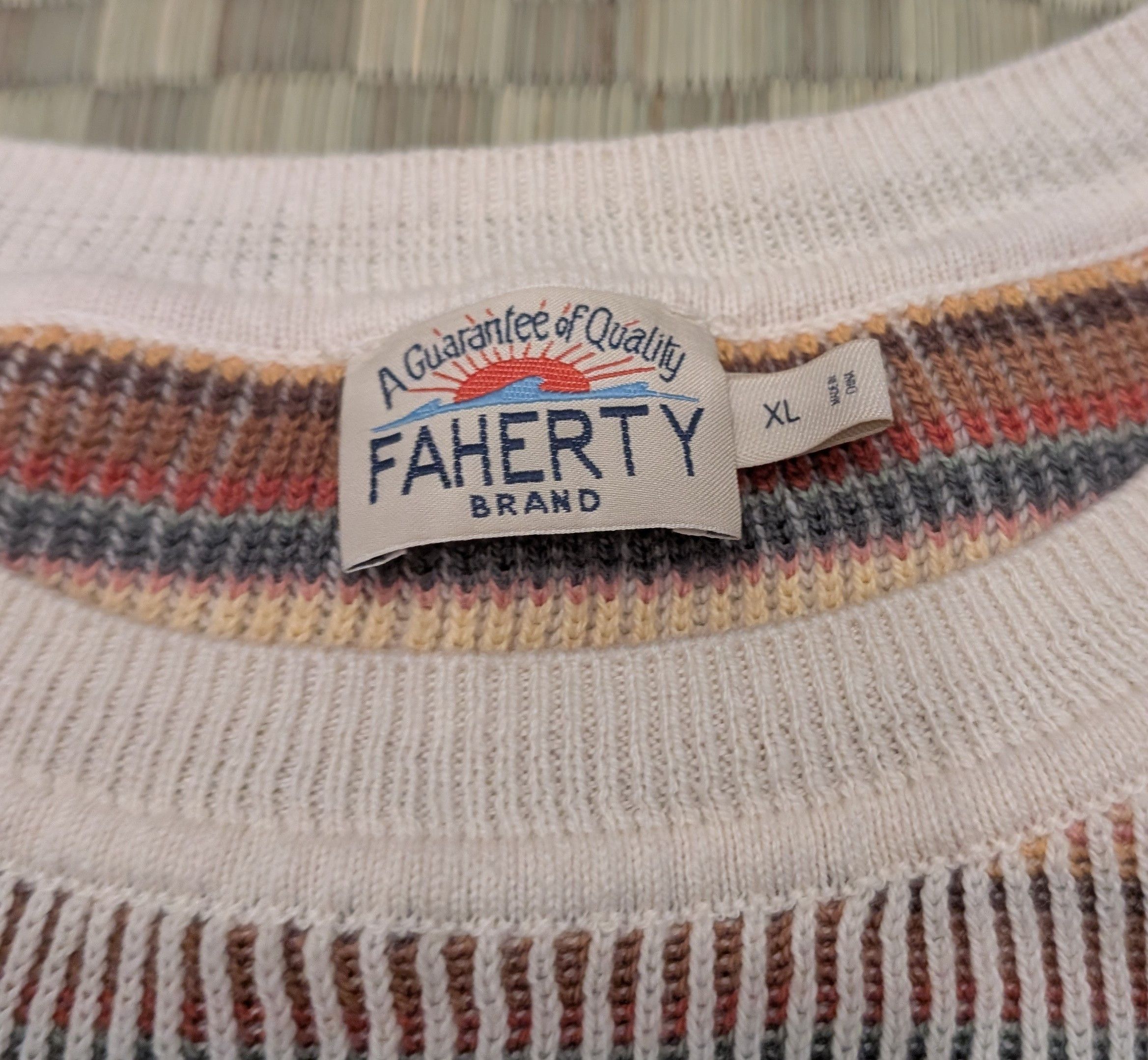 Faherty Faherty Sunwashed Crewneck Sweater in Desert Hills Size US XL / EU 56 / 4 - 3 Thumbnail