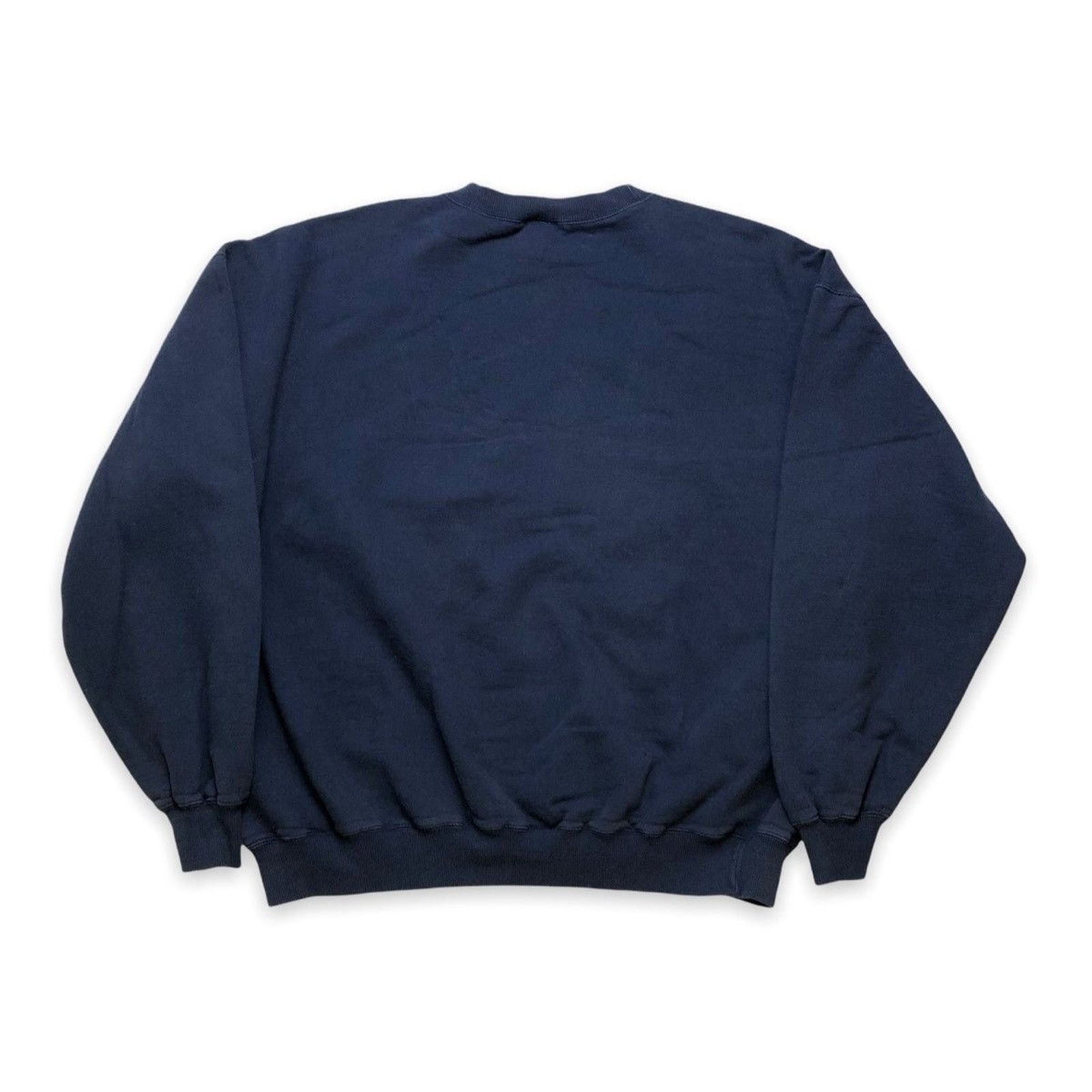 Jerzees × Vintage Vintage Jerzees Blank Sweatshirt Faded Boxy 90s Pullover Size US L / EU 52-54 / 3 - 4 Thumbnail