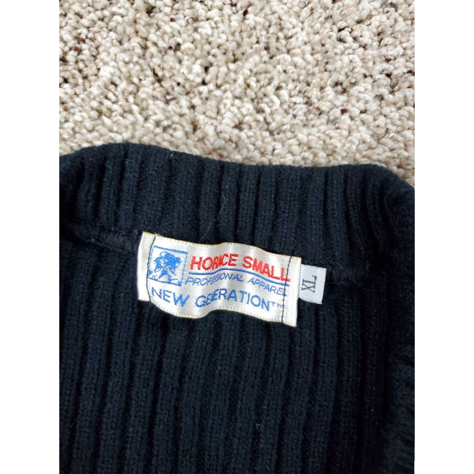 Commando VINTAGE Horace Small Commando Sweater XL Womens Black Wool Blend USA Made Size XL / US 12-14 / IT 48-50 - 4 Thumbnail