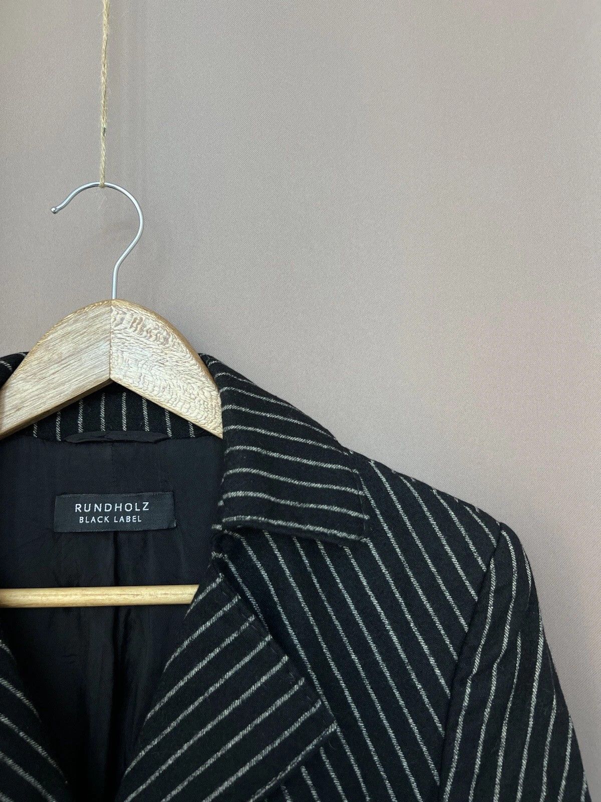 Rundholz Rundholz Black Label Striped Wool Blazer Womens Size L Size L / US 10 / IT 46 - 6 Thumbnail