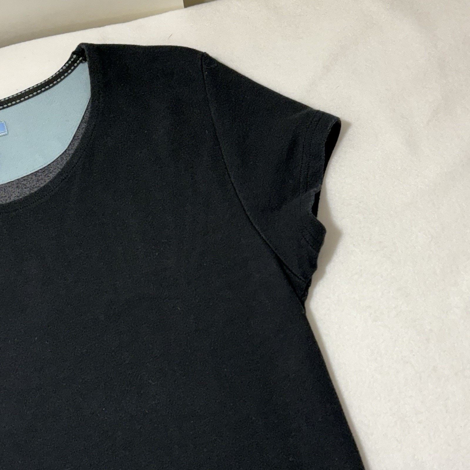 Toad&Co Horny Toad Large T Shirt Dress Black Short Sleeve A Line Size L / US 10 / IT 46 - 4 Thumbnail