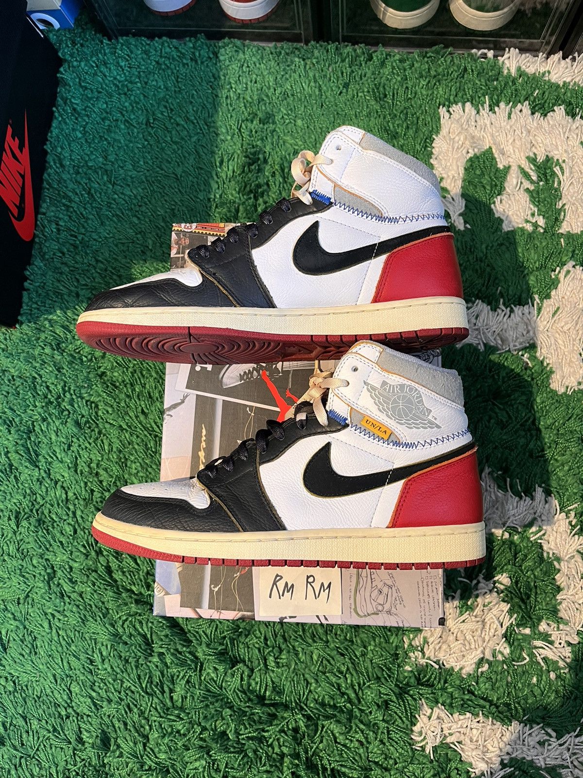 Nike × Union LA Jordan 1 Union Black Toe Size US 10.5 / EU 43-44 - 2 Thumbnail