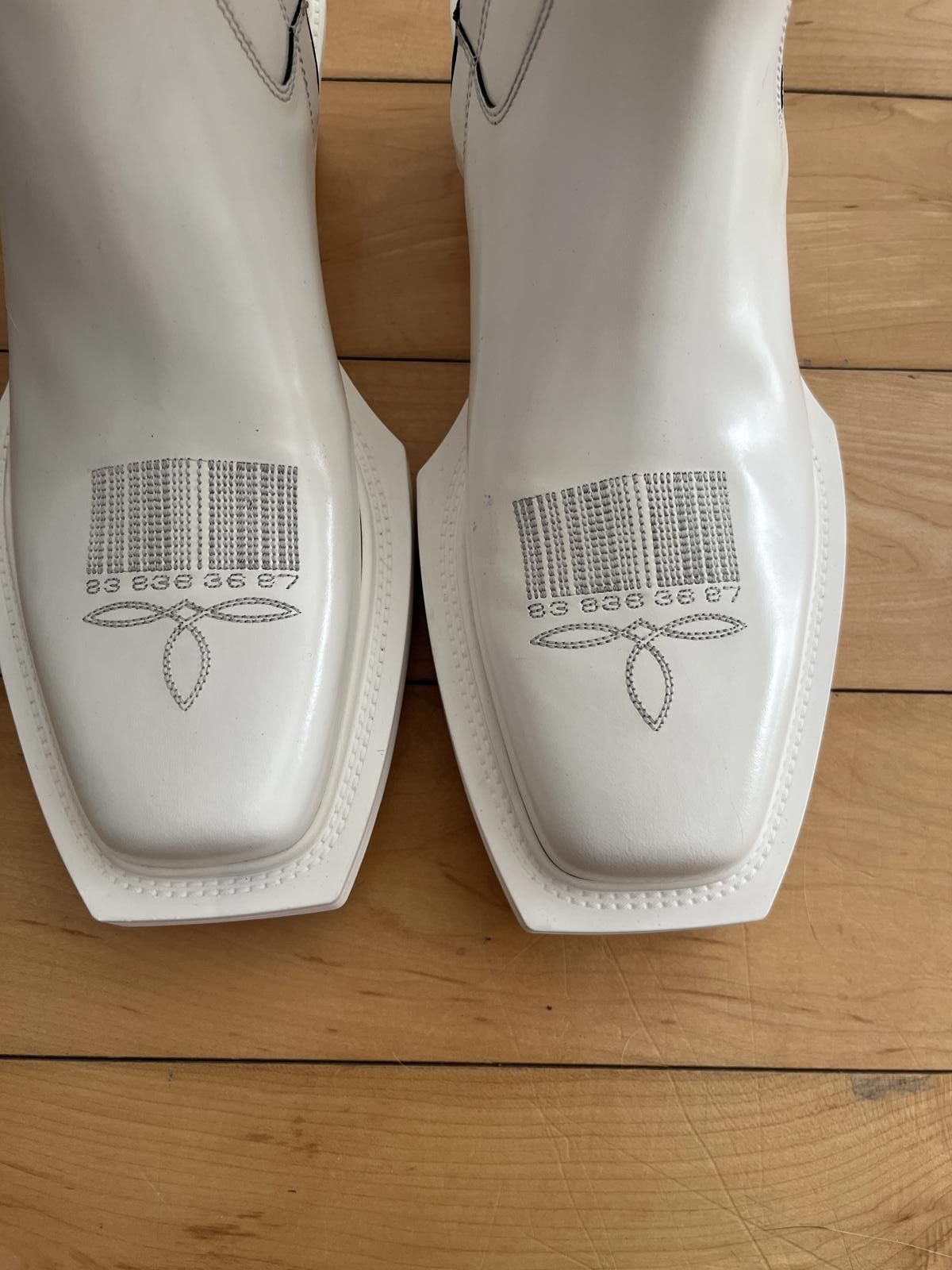 Vetements NWD - Vetements White Cowboy Boots Size US 9 / EU 42 - 4 Thumbnail