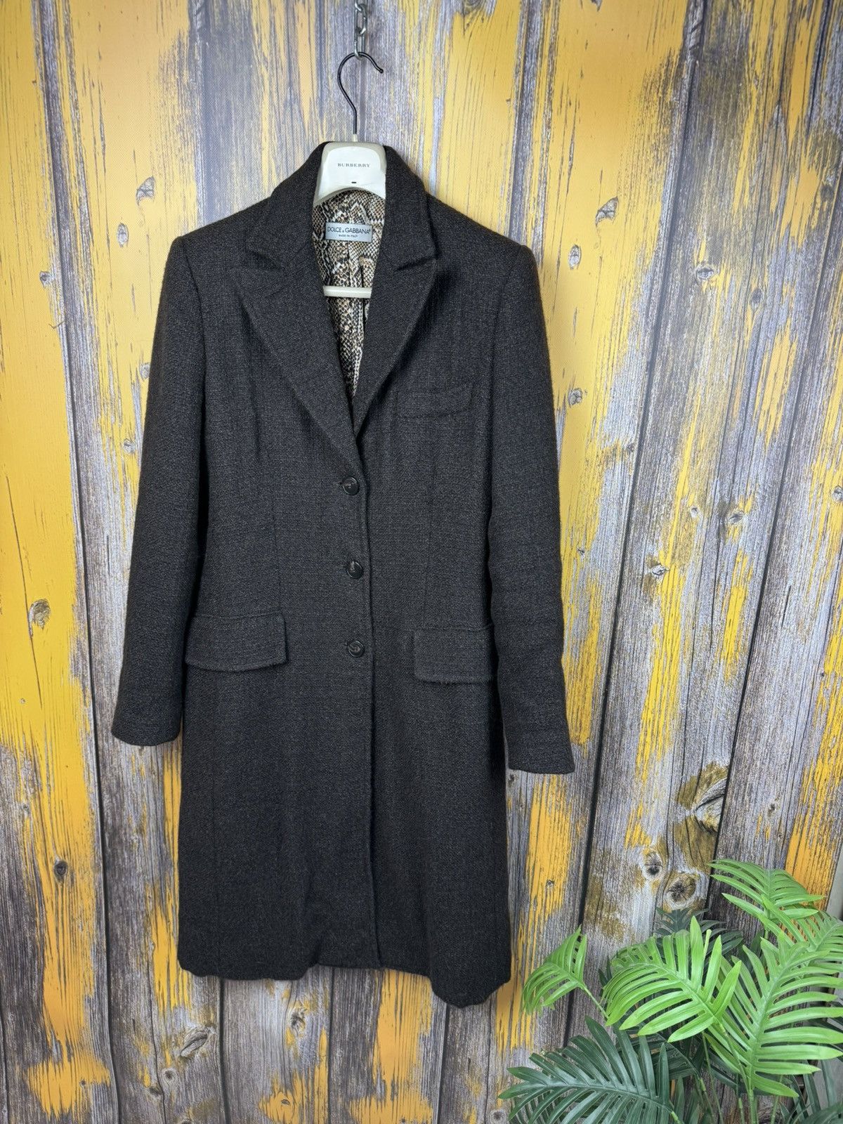 Dolce & Gabbana Archive Dolce & Gabbana Long Alpaca Wool Coat Made in Italy Size L / US 10 / IT 46 - 15 Thumbnail