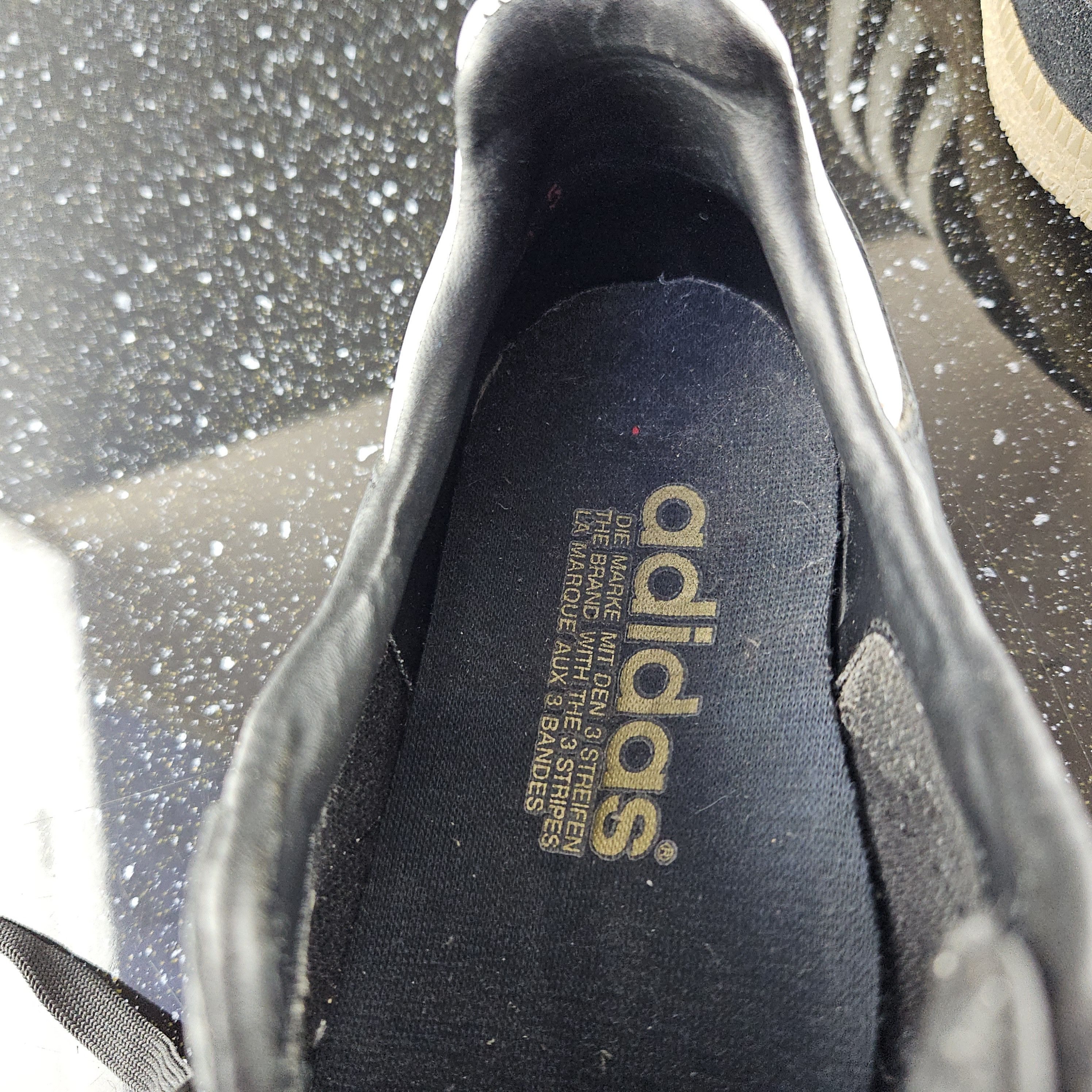 Adidas Vintage Adidas Samba black leather trainers Size US 9 / EU 42 - 11 Thumbnail