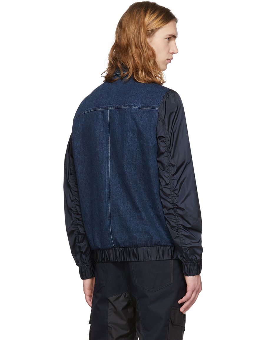 Diesel Black Gold Diesel Black Gold Blue Denim and Nylon Jacket Size US M / EU 48-50 / 2 - 5 Thumbnail