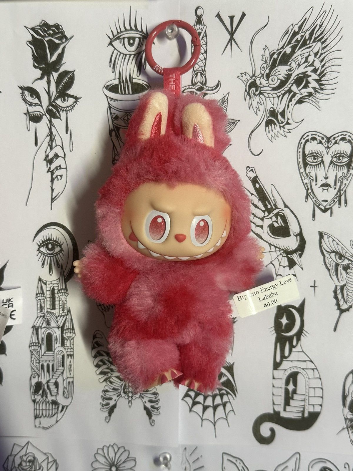 POP MART Big Into Energy Labubu - Love Size ONE SIZE - 1 Preview