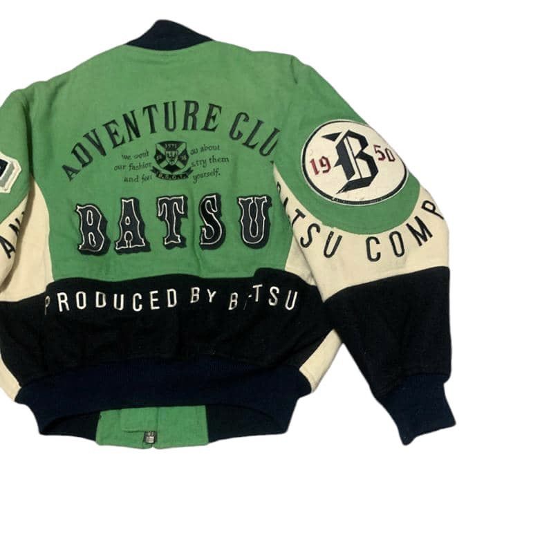 If Six Was Nine Vintage 80s Japanese BA-TSU Wool Varsity Jacket Nice Design Size US M / EU 48-50 / 2 - 8 Thumbnail