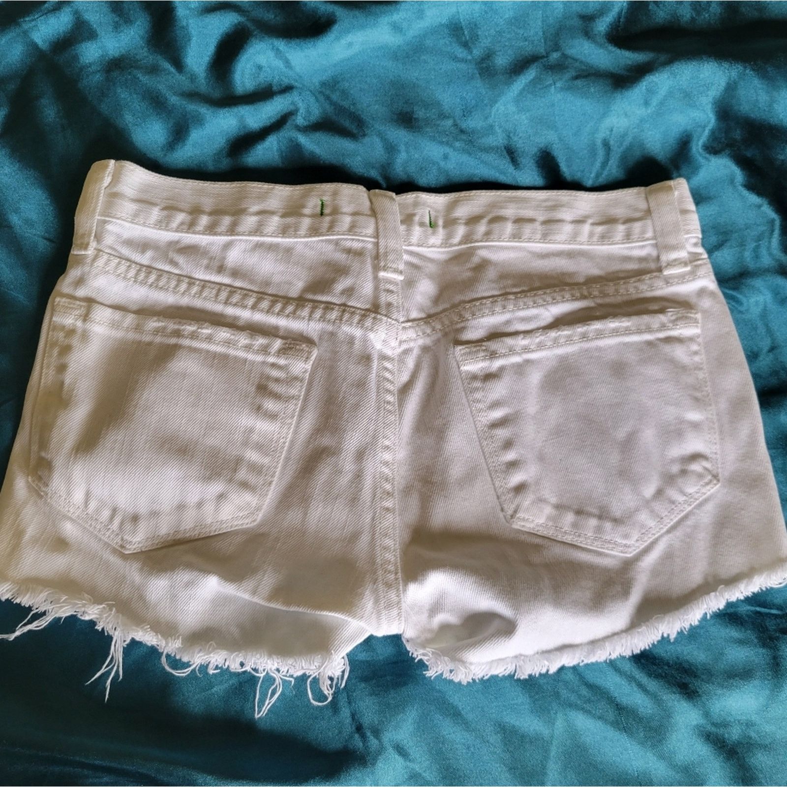 J Brand J Brand Vixen White Cut Off Shorts Womens Size 24 XS Cheeky Size 24" / US 00 / IT 34 - 5 Thumbnail