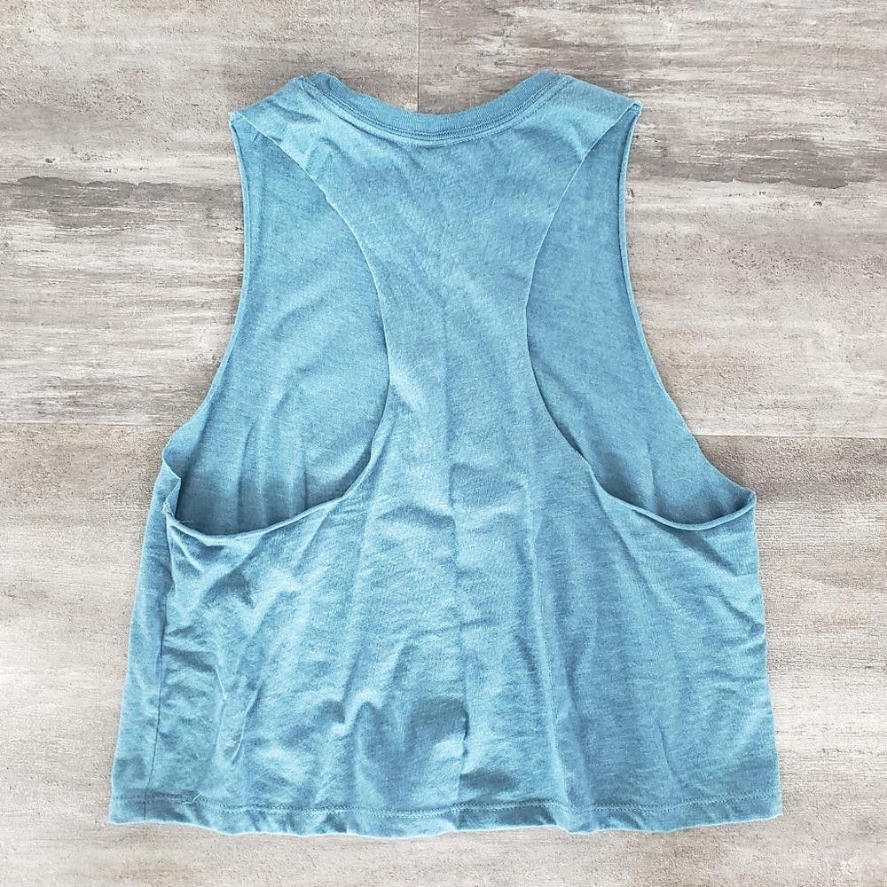 Designer Blue DR Congo Diamond Divas Muscle Tank Size S / US 4 / IT 40 - 2 Thumbnail