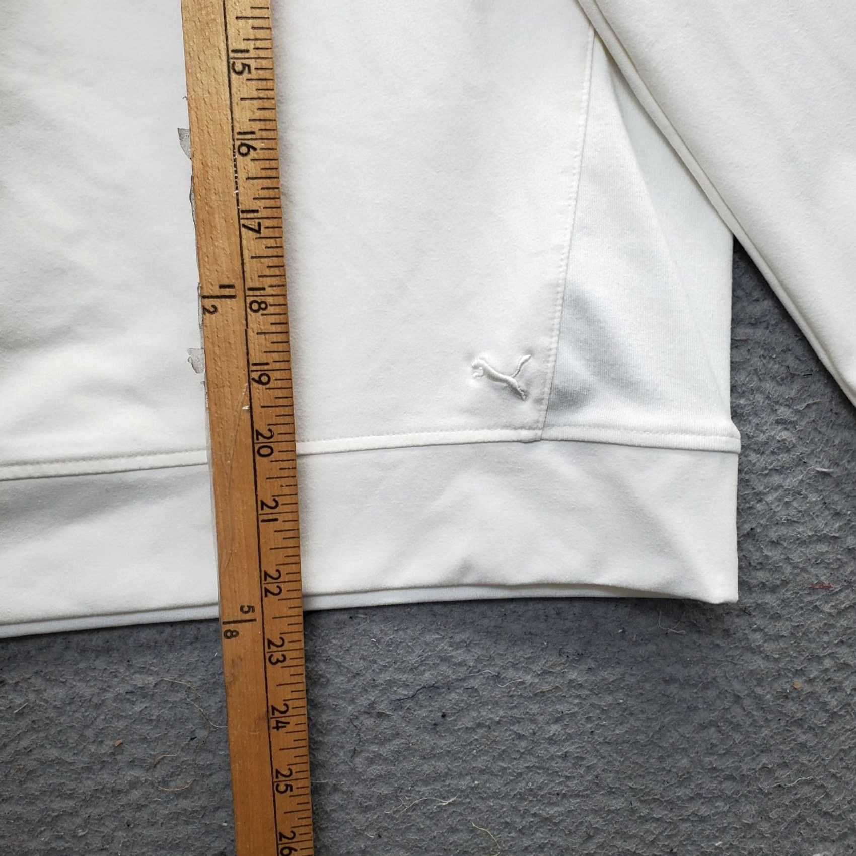 Puma PUMA Sweatshirt Womens M White Golf Performance Logo Raglan Pullover Size M / US 6-8 / IT 42-44 - 4 Thumbnail