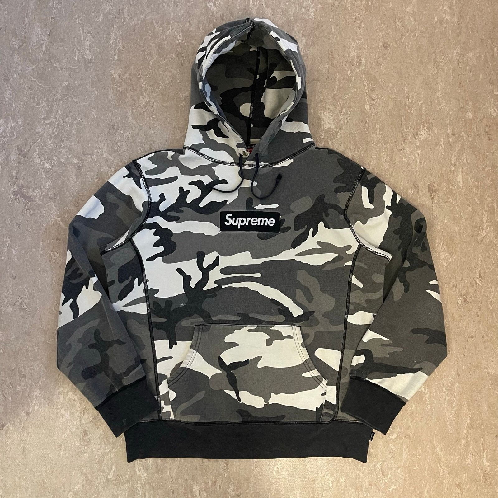 Supreme snow camo box discount logo FW13