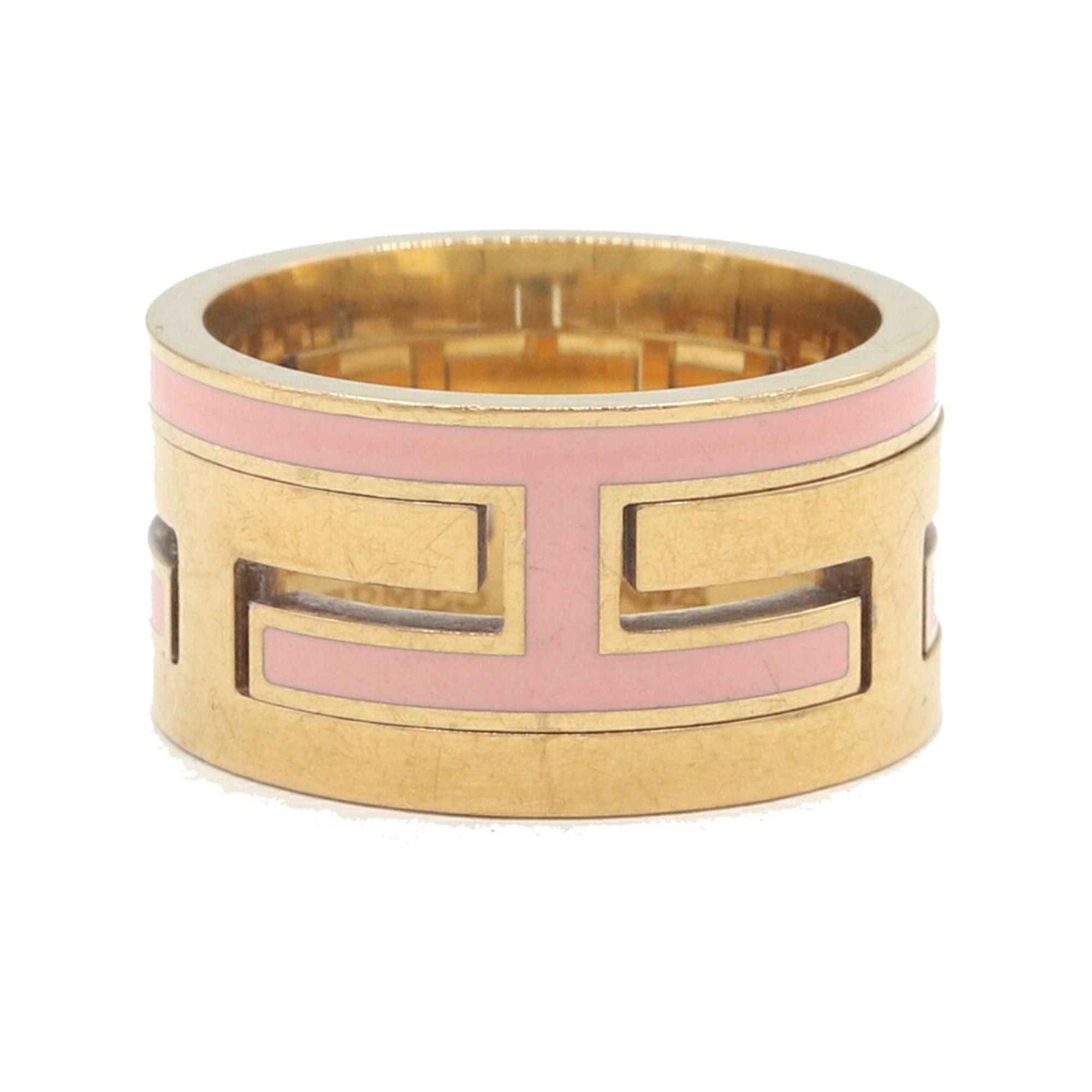 Hermes Hermes Ring Move H Pink Gold SV Sterling Silver 925 Size 49 Women's HERMES Size ONE SIZE - 1 Thumbnail