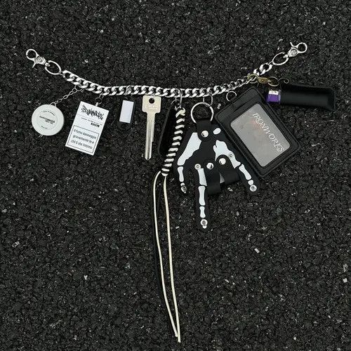 Jewelry Hayase x Izumi Punk Waist Pants Chain Wallet Chain Keychain Size ONE SIZE - 3 Thumbnail