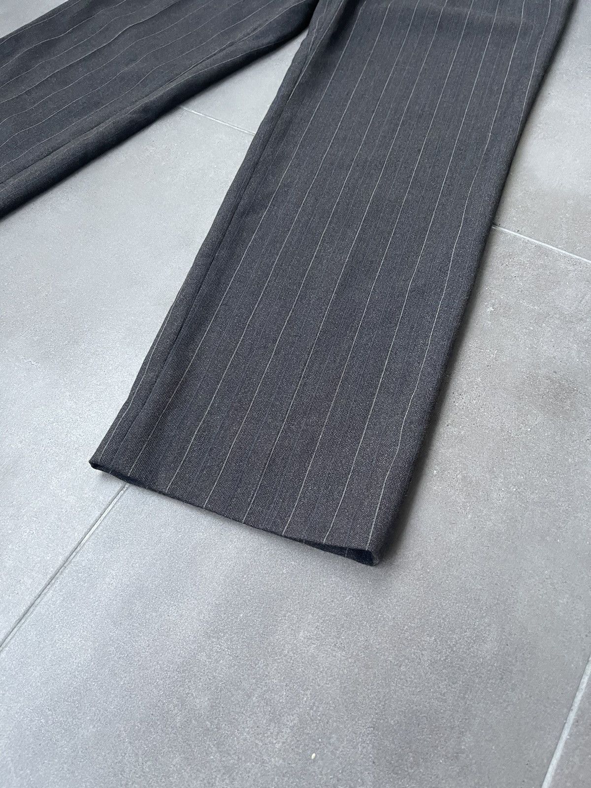 Dolce & Gabbana Dolce & Gabbana Wool Stripped Grey Brown Causal Pants Size US 32 / EU 48 - 8 Thumbnail