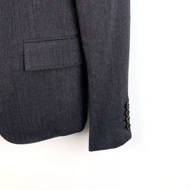 Thom Browne Thom Browne Gray Wool Lapel Blazer Size US XS / EU 42 / 0 - 4 Thumbnail